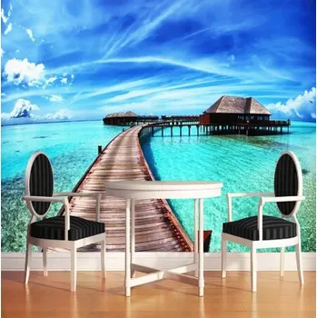 Fototapeta Solution Media 3D tapeta - Karibik MU2866 5 - Imitace kůže - Vliesová tapeta - 320g/m2