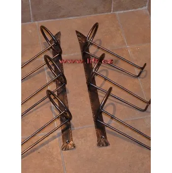 Chlazení Kovaný stojan na víno zeď Zásobník 3