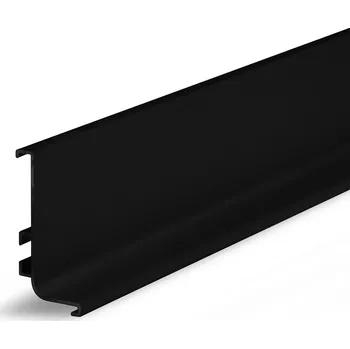 Nábytkové kování TULIP Gola dvířkový J profil 4100 černá matná (TULIP Gola dvířkový J profil 4100 černá matná)