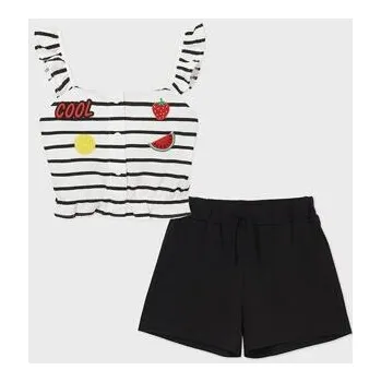 Dívčí kraťasy letní dívčí komplet cool crop top s kraťasy Mayoral 6280 velikost 158