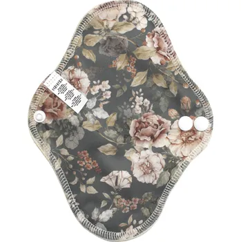 Breberky Slipová vložka (PUL) - Svlačec s růží, sv. žlutý velur (kojenecký plyš)