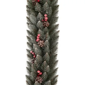 Vánoční dekorace Vánoční girlanda Smrk Křišťálový 100cm