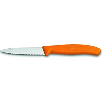 Victorinox Nůž na zeleninu 8cm - oranžový zubatý