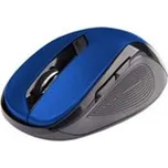Ergonomická myš C-TECH WLM-02, bezdrátová, 6tlač. černá/modrá