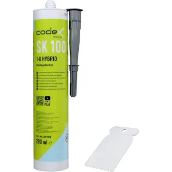 Průmyslové lepidlo Codex SK 100 - vodotěsné hybridní lepidlo v kartuši, 290ml