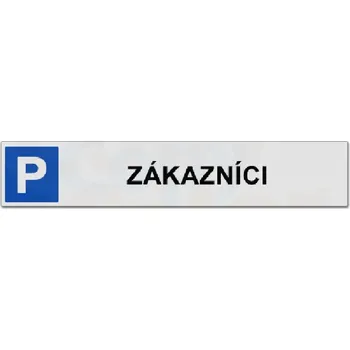 Papír Tabulka k označení parkovacího místa