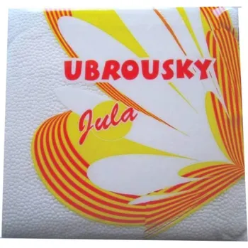 Papírový ubrousek Ubrousek Jula, 33 x 33cm bílý / 70ks