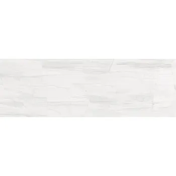 Obklad Brennero white - obkládačka rektifikovaná 25x75 bílá lesk 157319