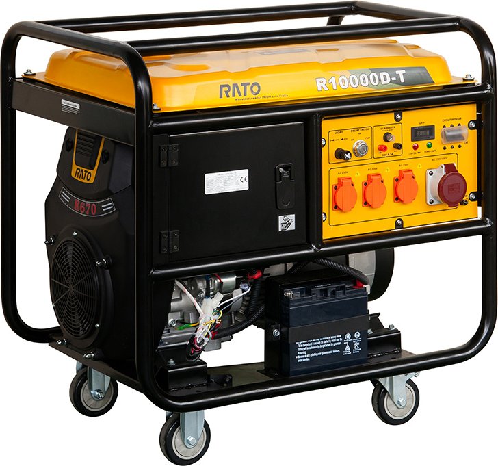 Benzínová elektrocentrála RATO R10000D-T