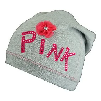 Kojenecká čepice dívčí převislá bavlněná čepice pro batolata velikost 46