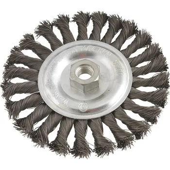Příslušenství k brusce VERTO Drátěný kotouč 150mm- zkroucený