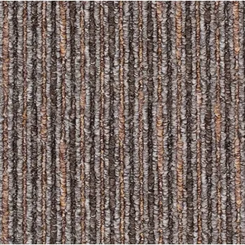 Koberec Spoltex Lines 93 metráž tmavě hnědý