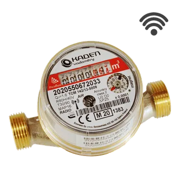 KADEN vodoměr PICOFLUX AiR na teplou vodu s dálkovým odečtem Wireless Mbus (KADEN PICOFLUX AiR s dálkovým odečtem a válečkovým počítadlem)