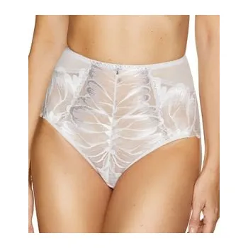 Kalhotky Dámské elegantní vysoké kalhotky Moon - stříbrné Gorteks krémová | hořčicová 1873533