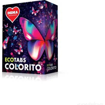 Prací koule DEDRA EKO TABLETY na barevné prádlo ECOTABS COLORITO, 26 tablet
