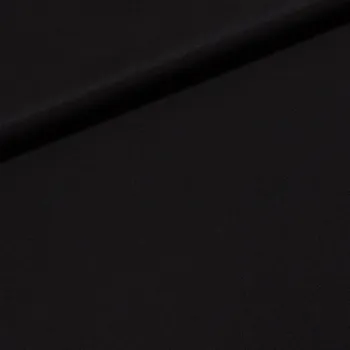 Šatovka polyesterová LUXOR 2962-64, jednobarevná černá, š.145cm (látka v metráži)