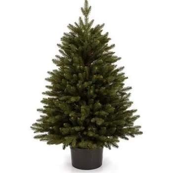 Vánoční stromek Umělý vánoční stromek v květináči 3D Smrk Alpský 100cm