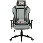 Herní židle Red Fighter C3, šedá, odnímatelné polštářky