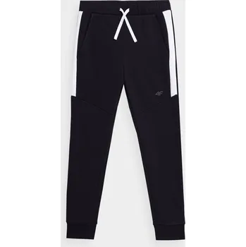 4F 4FJAW23TTROM414 DEEP BLACK Dětské tepláky EU 152