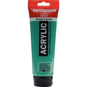 Vodová barva Akrylová barva Amsterdam Standard - 615 Emerald Green Objem: 250 ml