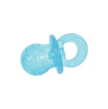 Hračka pes dudlík TPR POP PACIFIER 7cm tyrkysová Zolux