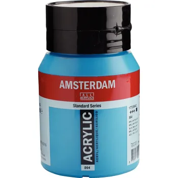 Vodová barva Akrylová barva Amsterdam Standard - 564 Brilliant Blue Objem: 500 ml