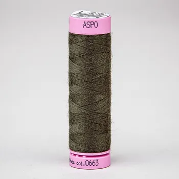 Nit Univerzální šicí nit Amann ASPO 120 polyesterová, tmavá myslivecká zelená 0663, návin 100m