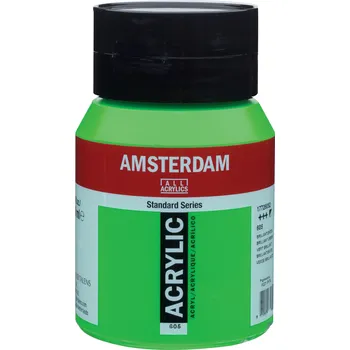 Vodová barva Akrylová barva Amsterdam Standard - 605 Brilliant Green Objem: 500 ml