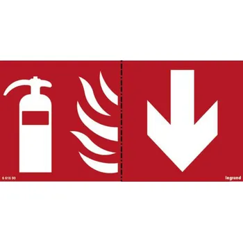Elektroinstalační materiál Legrand 661690 piktogram vestavná montáž na stěnu Hasicí přístroj