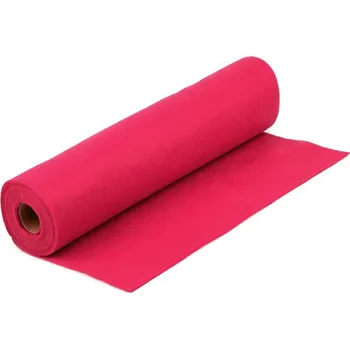 Filc / plsť 730123/13 jednobarevný, malinově růžový, š. 41cm, 215g/m2, tloušťka 1-1,4mm (látka v metráži)