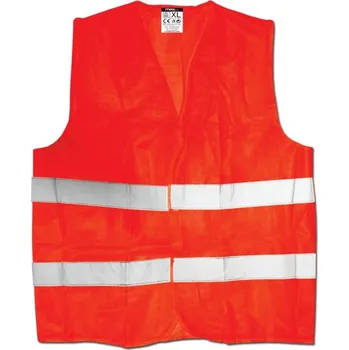 reflexní vesta Výstražná reflexní vesta oranžová velikost XL 120g