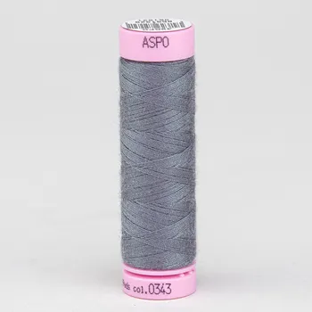 Nit Univerzální šicí nit Amann ASPO 120 polyesterová, tmavě ocelová šedá 0343, návin 100m