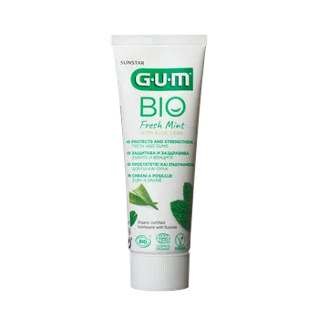zubní pasta GUM BIO Fresh Mint zubní pasta s Aloe vera, 75 ml