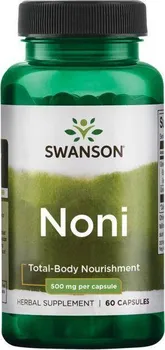 Přírodní produkt Swanson Noni 500 mg 60 cps.