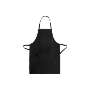 Kuchyňská zástěra ČERNÁ ZÁSTĚRA, Výšivka Mistr grilu Černá zástěra