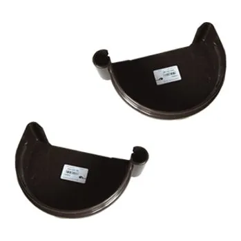 okap PVC koncovka okapového žlabu Gamrat 75-150mm