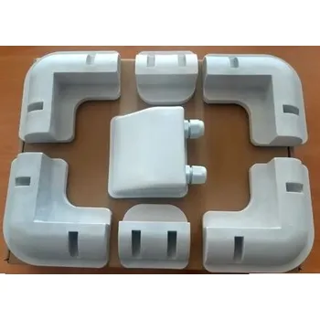 Příslušenství ke karavanu Sada držáků a průchodky pro montáž solárního panelu (6 dílů)