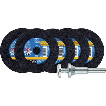Brusný kotouč PFERD TOOLS STARTKIT EHT 76-1,0 PSF STEELOX/10 (5+1) 69198288 sada řezných kotoučů 76 mm 1 ks nerezová ocel, ocel