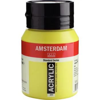 Vodová barva Akrylová barva Amsterdam Standard - 243 Greenish Yellow Objem: 500 ml