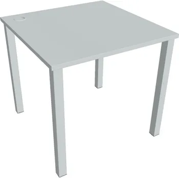 Kancelářský vozík HOBIS kancelářský stůl rovný - US 800, šedá + doprava zdarma