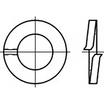 TOOLCRAFT TO-6853995 pérová podložka vnitřní Ø: 4 mm DIN 127 pružinová ocel 1000 ks