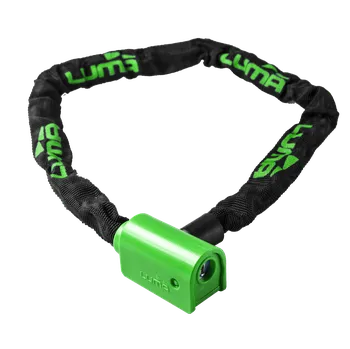 Motozámek LUMA Reťazový zámok ENDURO 5 100cm zelený