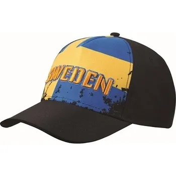 Kšiltovka Kšiltovka CoFEE vlajka Švédsko - černá