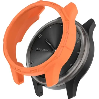 VSECHNONAMOBIL 59390 TPU HALF COVER Obal pro Garmin Vivo move Trend oranžový