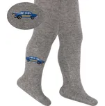 Chlapecké vzorované punčocháče WOLA AUTO šedé Velikost: 62-74