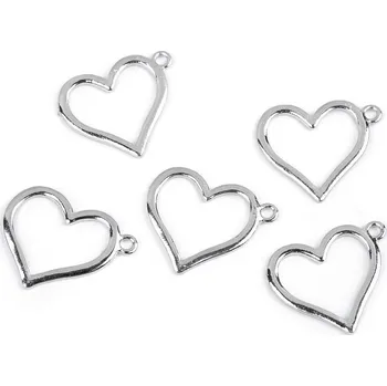 Přívěsek Přívěsek srdce 21x25 mm