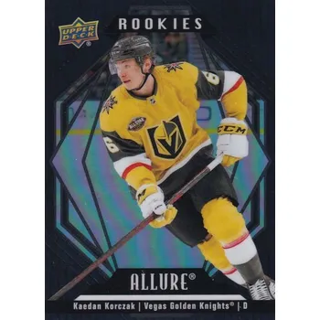 Karetní hra insert RC karta KAEDAN KORCZAK 22-23 Allure Rookies Black Rainbow číslo 123
