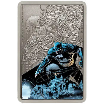 Stříbrná mince The Caped Crusader™ - The Caped Crusader 1 Oz 2020 Antique - (3.)