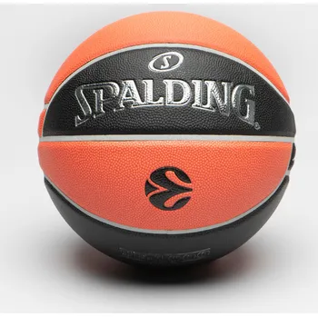 Basketbalový míč SPALDING Basketbalový míč TF1000 Euroleague velikost 7 oranžovo-černý 7