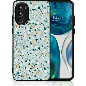 Pouzdro na tablet VSECHNONAMOBIL 63523 MY ART Ochranný obal Motorola Moto G52 BLUE TERRAZZO (164)